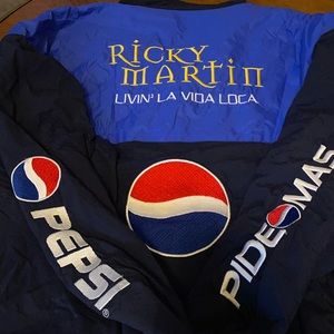 Vintage NEW never worn Ricky Martin Livin’la vida loca tour jacket